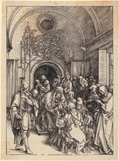Beschneidung Christi, Blatt 11 der Folge "Das Marienleben" von Albrecht Dürer