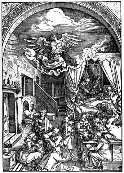 Geburt der Jungfrau, 1502-1505, 1936 von Albrecht Dürer