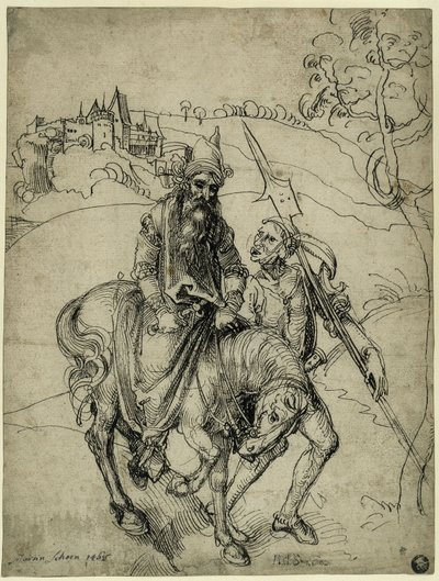 Blinder Reiter (Belisar?) von Albrecht Dürer