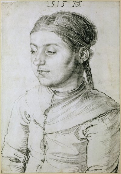 Brustbild eines jungen Mädchens von Albrecht Dürer