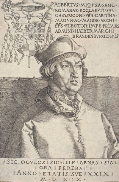 Kardinal Albrecht von Brandenburg, 1519 von Albrecht Dürer