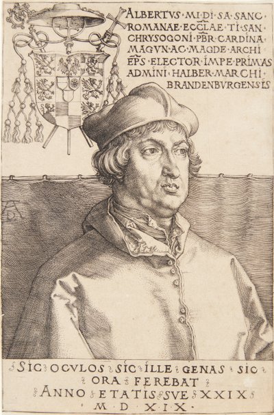 Kardinal Albrecht von Brandenburg; oder Der kleine Kardinal von Albrecht Dürer