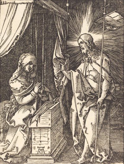Christus erscheint seiner Mutter von Albrecht Dürer