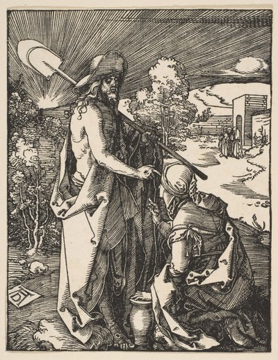 Christus erscheint Maria Magdalena (aus Die Kleine Passion, ca. 1510) von Albrecht Dürer