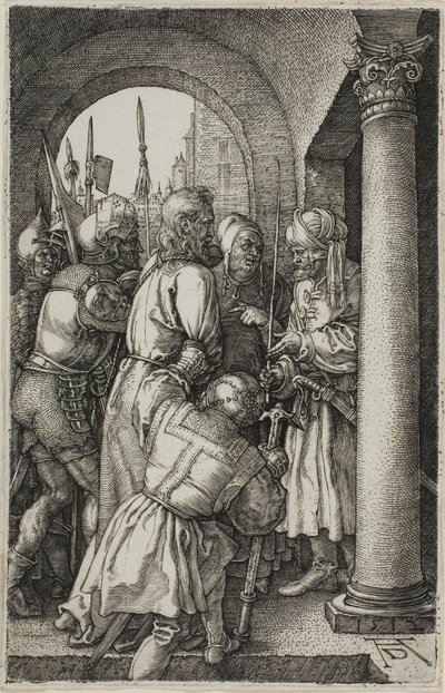 Christus vor Pilatus, aus Die gravierte Passion von Albrecht Dürer