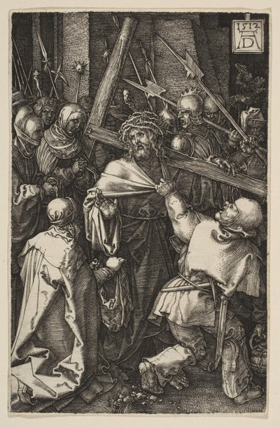 Christus trägt das Kreuz, aus Die Passion von Albrecht Dürer
