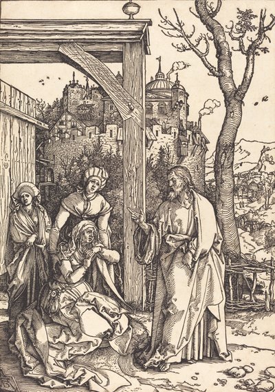 Christus verabschiedet sich von seiner Mutter von Albrecht Dürer