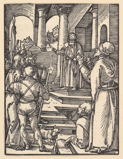 Christus vor Pilatus, aus "Die kleine Passion" von Albrecht Dürer