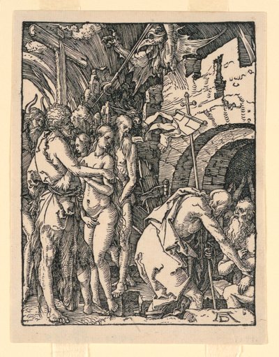 Christus in der Vorhölle (Höllenfahrt), aus der Serie Die kleine Passion von Albrecht Dürer