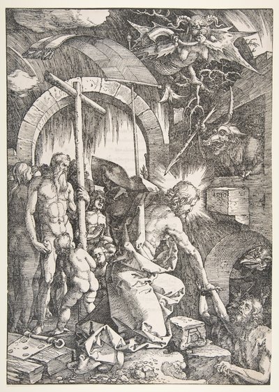 Christus in der Vorhölle, aus Die Große Passion, Ausgabe 1511 von Albrecht Dürer