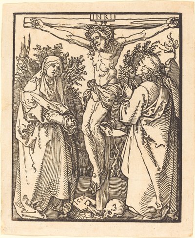 Christus am Kreuz mit Maria und Sankt Johannes von Albrecht Dürer