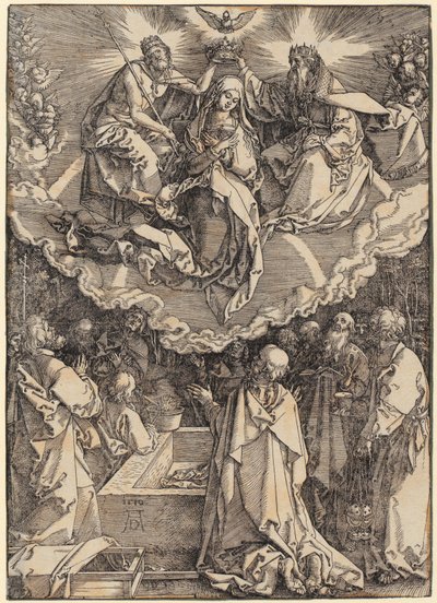 Darstellung im Tempel, Blatt 13 der Folge "Das Marienleben" von Albrecht Dürer