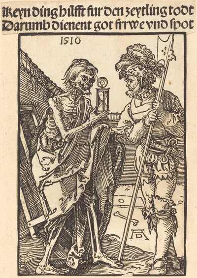 Der Tod und der Landsknecht, 1510 von Albrecht Dürer