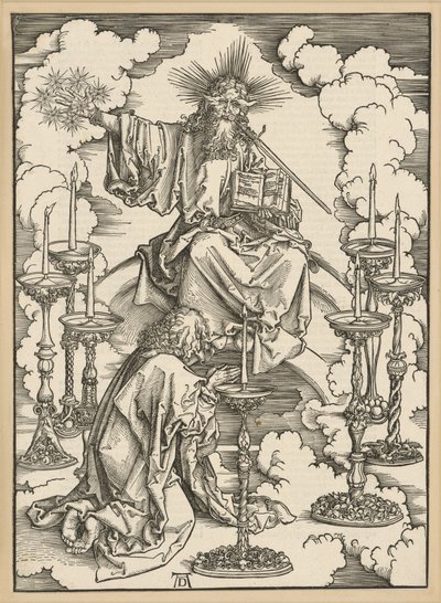 Die Vision der sieben Leuchter (Apokalypse) von Albrecht Dürer