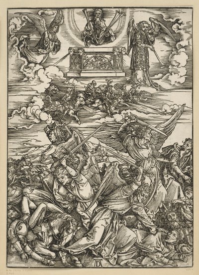 Die vier Racheengel (Apokalypse) von Albrecht Dürer