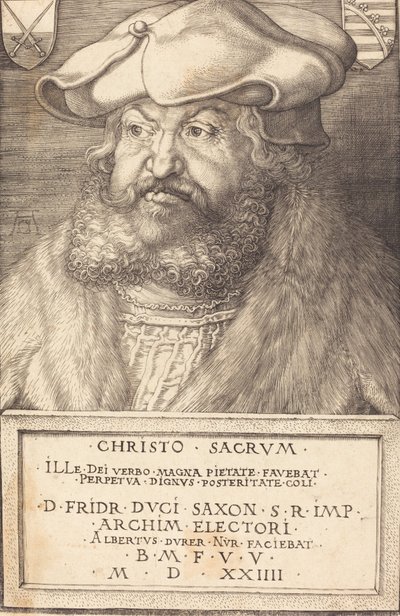 Friedrich der Weise, Kurfürst von Sachsen, 1524 von Albrecht Dürer