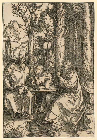 Heilige Einsiedler Antonius und Paulus von Albrecht Dürer