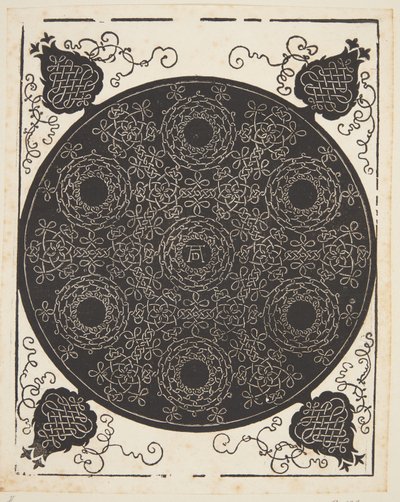 Verflochtenes Kordelmuster mit sieben Kränzen von Albrecht Dürer