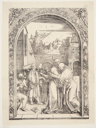 Joachim und St. Anna treffen sich am Goldenen Tor von Albrecht Dürer
