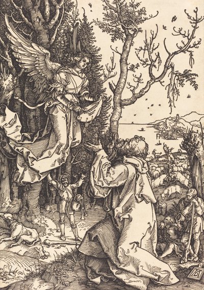 Joachim und der Engel, ca. 1504 von Albrecht Dürer