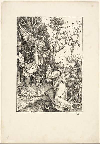 Joachim und der Engel, aus Das Leben der Jungfrau von Albrecht Dürer