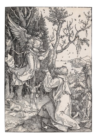 Joachim und der Engel, aus Das Leben der Jungfrau von Albrecht Dürer