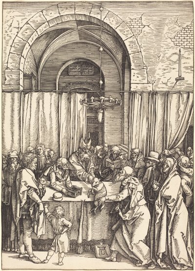 Joachims Opfer wird abgelehnt von Albrecht Dürer