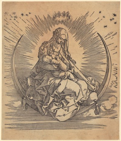 Joachims Opfer wird vom Hohenpriester zurückgewiesen, Blatt 2 der Folge "Das Marienleben" von Albrecht Dürer