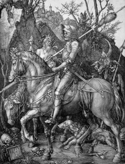 Ritter, Tod und Teufel, 1513 von Albrecht Dürer