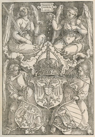 Knoten mit herzförmigem Schild von Albrecht Dürer