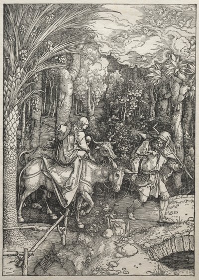 Leben der Jungfrau: Flucht nach Ägypten, 1504-1505 von Albrecht Dürer