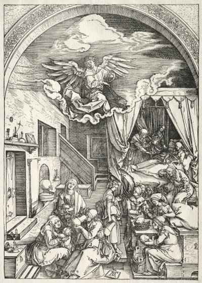 Leben der Jungfrau: Geburt der Jungfrau von Albrecht Dürer