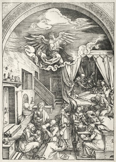 Leben der Jungfrau: Geburt der Jungfrau von Albrecht Dürer
