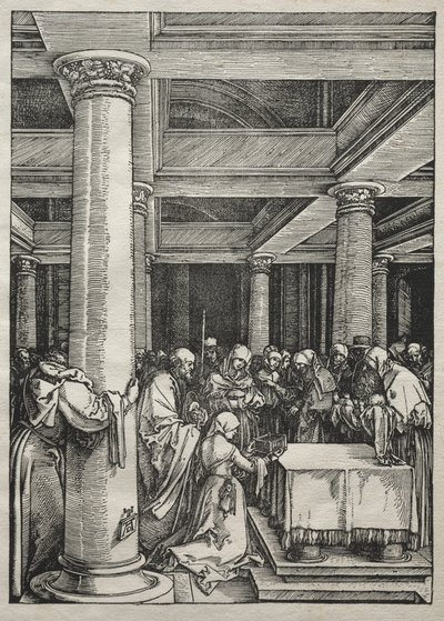 Leben der Jungfrau: Darstellung Jesu im Tempel von Albrecht Dürer