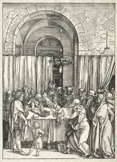 Leben der Jungfrau: Ablehnung des Opfers von Joachim, 1504-1505 von Albrecht Dürer