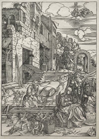 Leben der Jungfrau: Die Rast in Ägypten von Albrecht Dürer