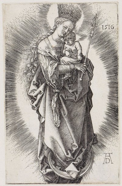 Maria mit Zepter und Sternenkrone von Albrecht Dürer