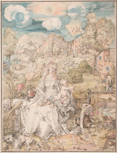 Maria unter einer Vielzahl von Tieren, um 1503 von Albrecht Dürer