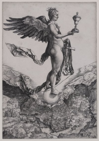 Nemesis (Das große Glück) von Albrecht Dürer