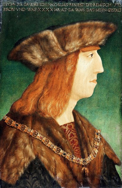 Porträt von Kaiser Maximilian I. 1459-1519 von Albrecht Dürer