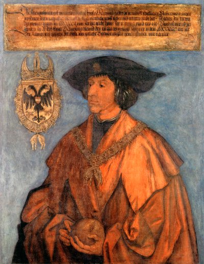 Porträt von Kaiser Maximilian I., um 1512 von Albrecht Dürer