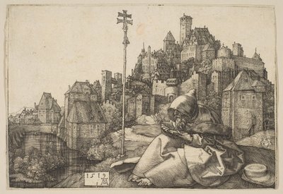 Der heilige Antonius liest, 1519 von Albrecht Dürer