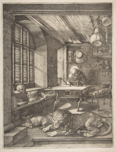 Der heilige Hieronymus in seinem Studierzimmer von Albrecht Dürer