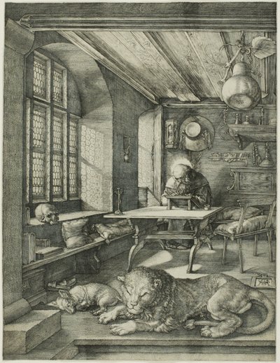 Der heilige Hieronymus in seinem Studierzimmer von Albrecht Dürer