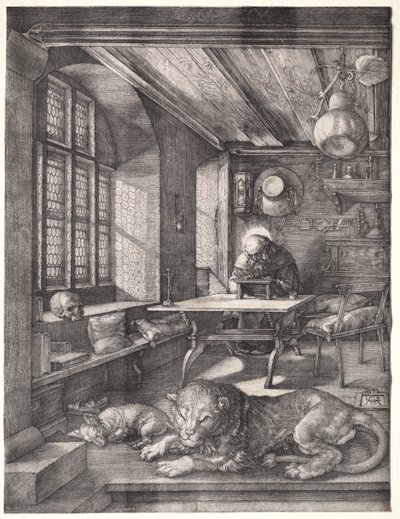 St. Hieronymus in seinem Studierzimmer von Albrecht Dürer