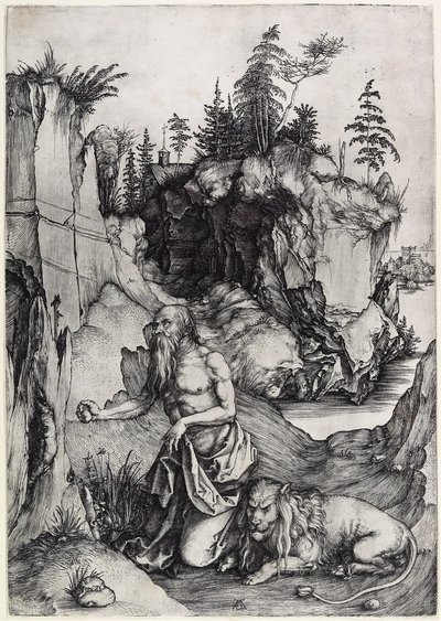 Der heilige Hieronymus in der Buße, ca. 1497 von Albrecht Dürer