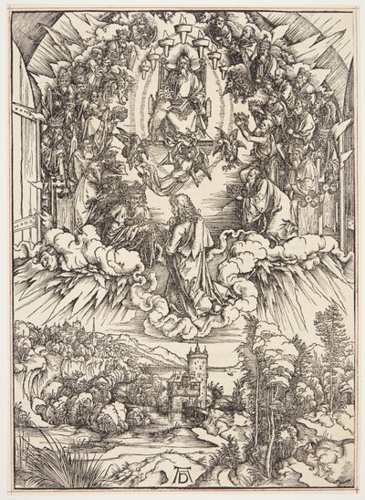 St. Johannes vor Gott und den Ältesten von Albrecht Dürer