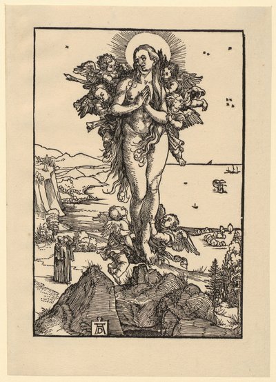 Studienblatt mit fünf Figuren von Albrecht Dürer