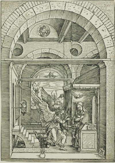 Die Verkündigung, aus Das Leben der Jungfrau von Albrecht Dürer