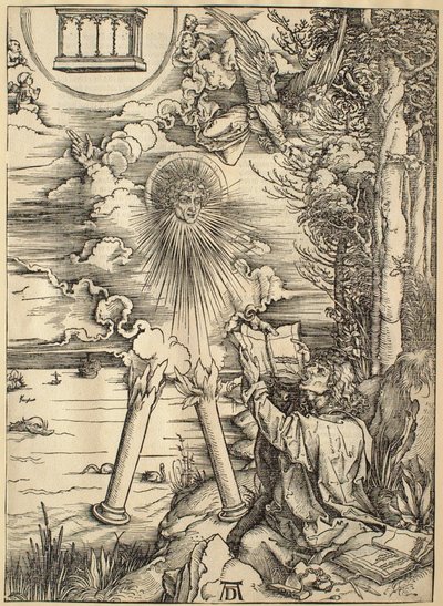 Die Apokalypse: Johannes verschlingt das Buch von Albrecht Dürer
